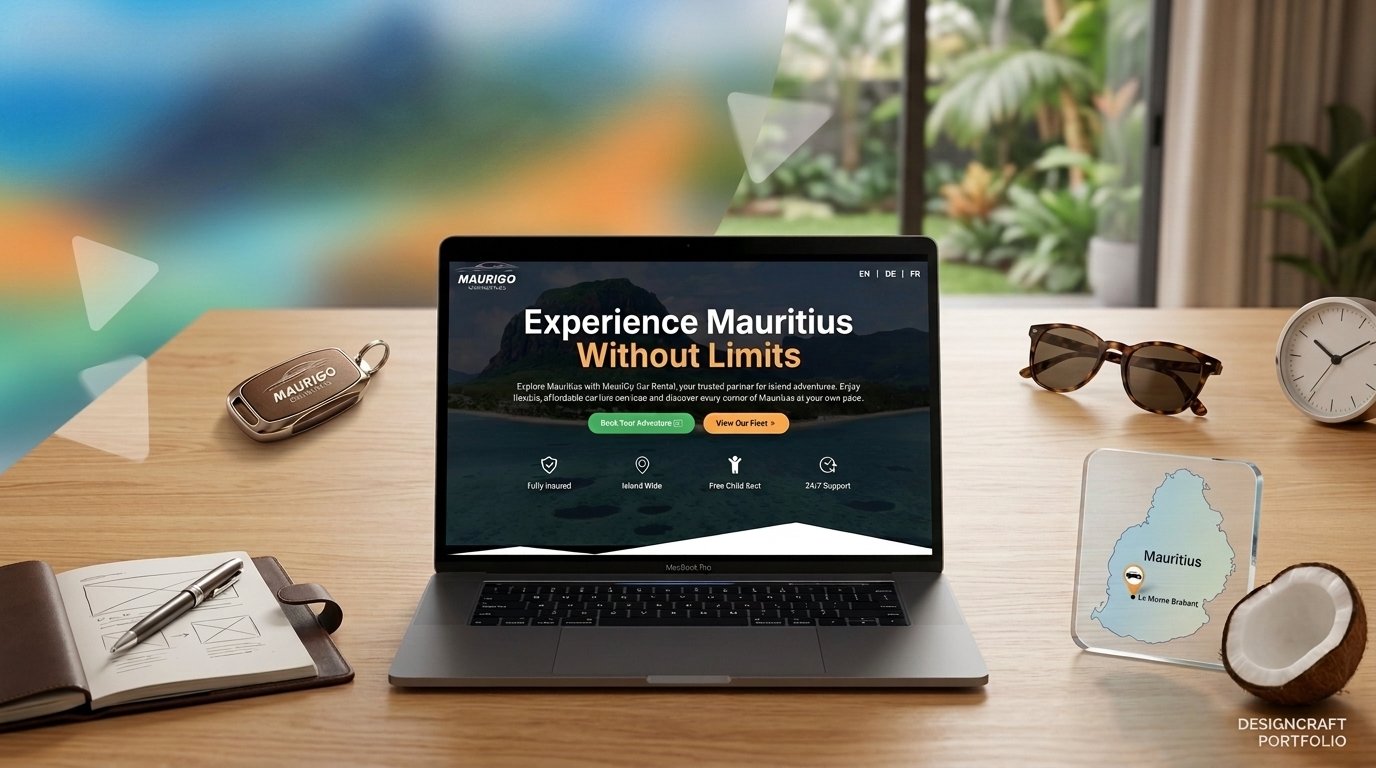 MauriGo Car Rentals website