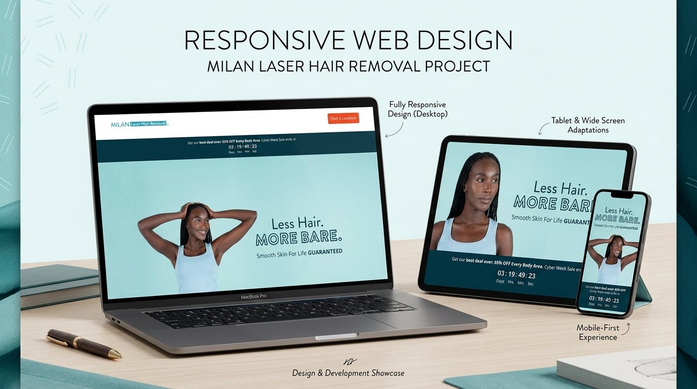 Milan Laser Hair Removal website