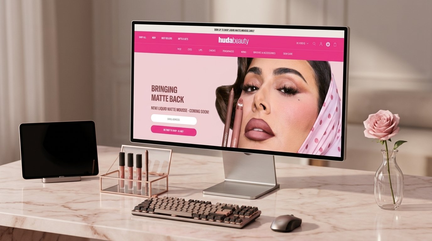 Huda Beauty website