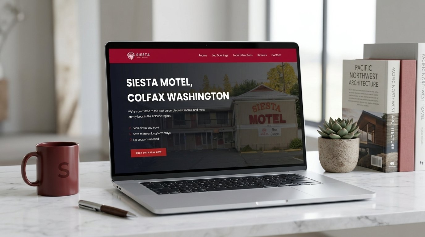 Siesta Motel Colfax website